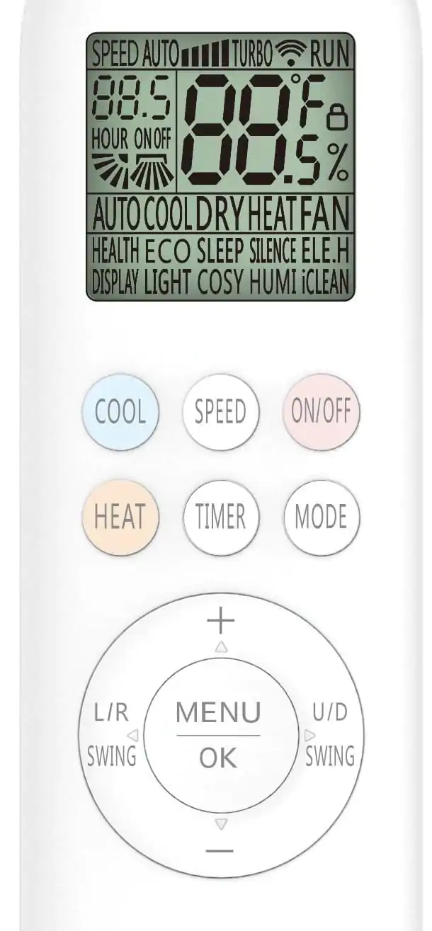 klíma Távirányító