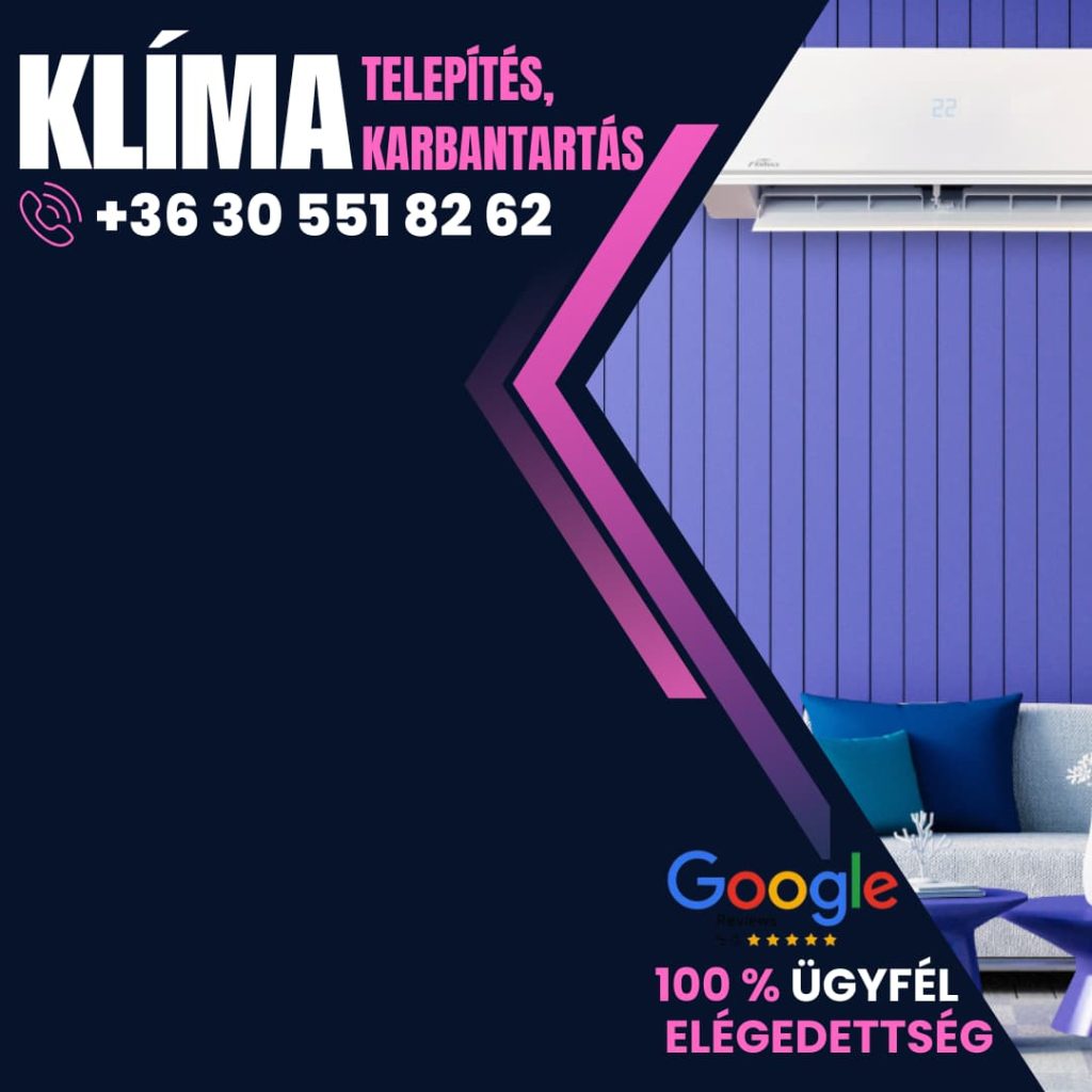 Klíma szerelő Budapest és Pest megye